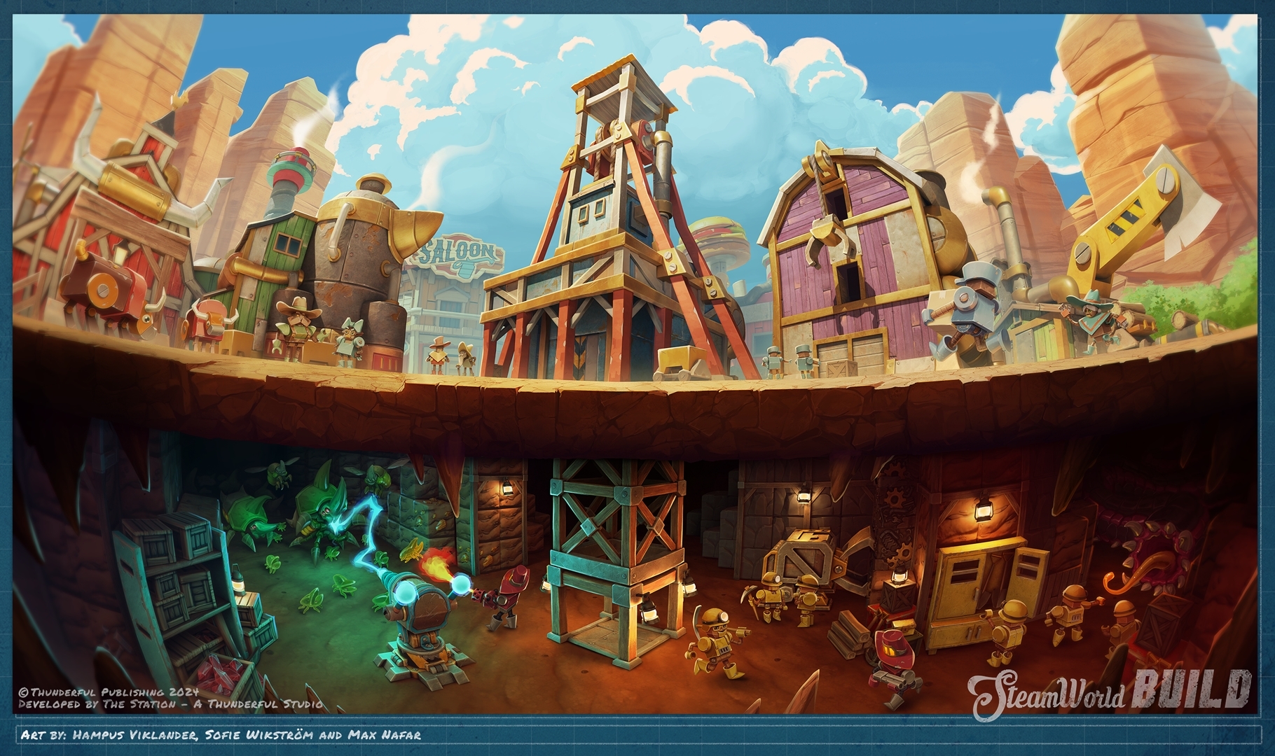 Steamworld build keyart