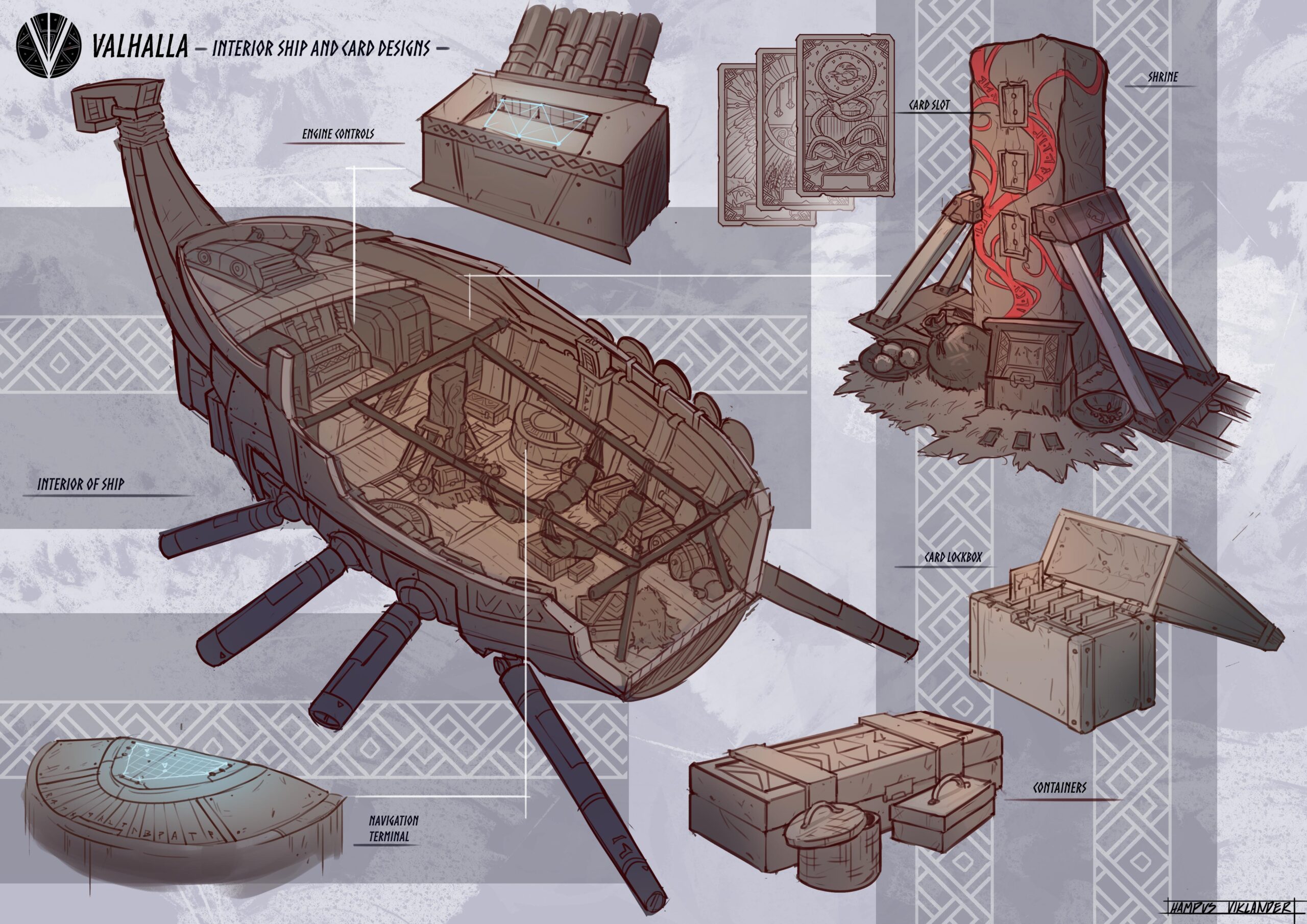 ship designs for my FZD project Valhalla