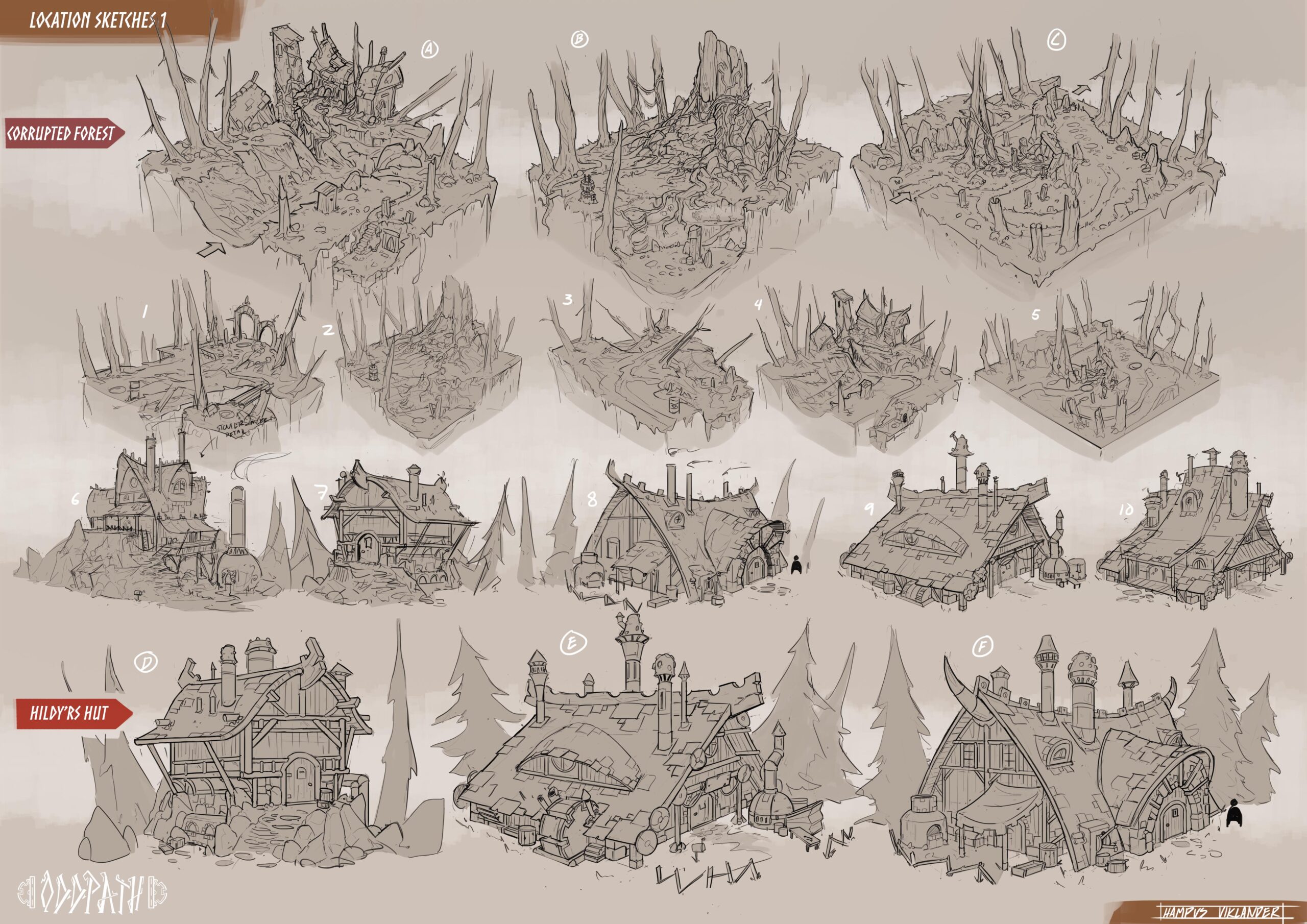 building thumbnails for my FZD project Oddpath