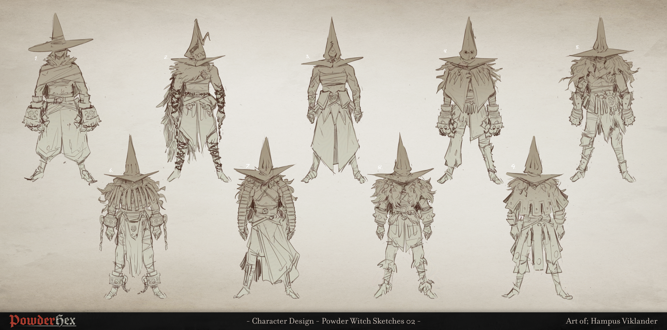 Powderhex characters sheet thumbnails